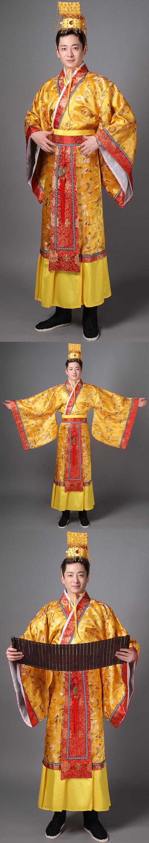 Han Emperor Dress w/ Crown (RM)