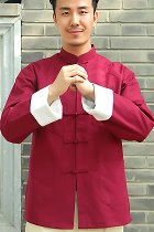 Mandarin Plain Cotton Linen Jacket (RM)