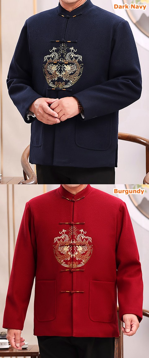 Embroidery of Dual-dragon Jacket (RM)