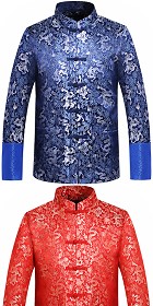 Mandarin Dense Dragon Brocade Jacket (CM)