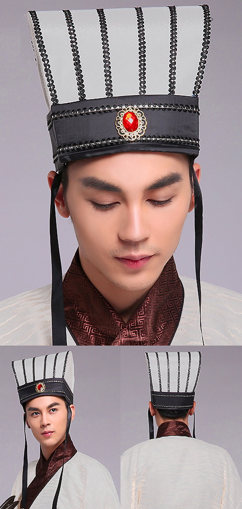 Han-dynasty Minister/Scholar-bureaucrat Hat [MZ-FGHM-TS-038A] ♣