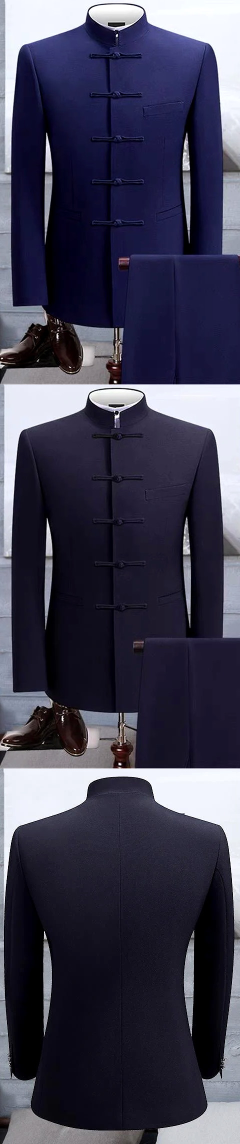 Modernised Mao Suit w/ Chinese Dash Frogs