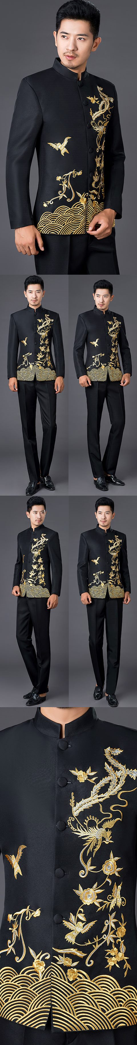 Modernised Embroidery Mao Jacket (RM)