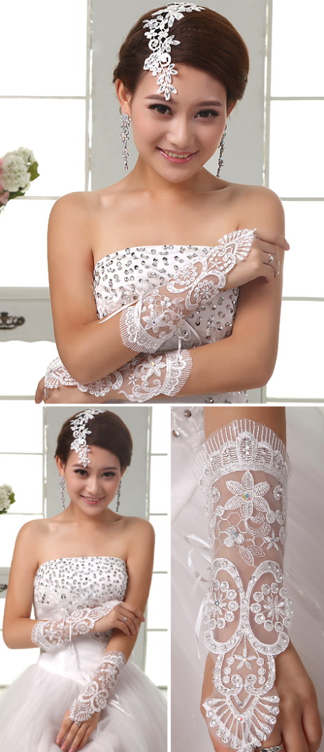 Women Lace Gloves