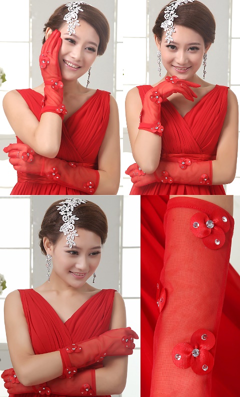 Women Gloves (Red)