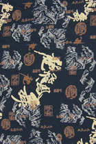 Fabric - Flying Dragon and Dancing Phoenix Rayon