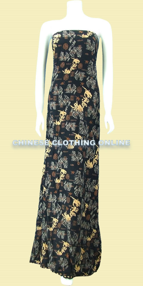 Fabric - Flying Dragon and Dancing Phoenix Rayon