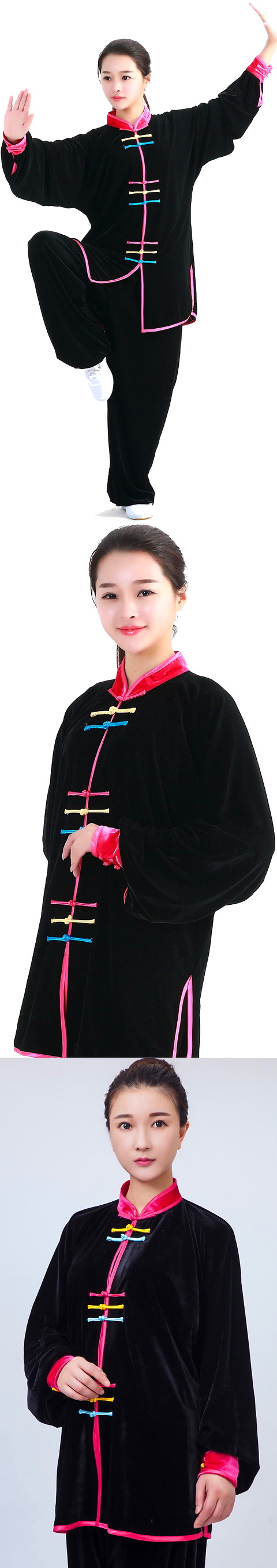 Professional Taichi Kungfu Uniform with Pants - Velvet (RM)