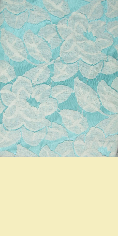 Fabric - See-through Embroidery Velvet Gauze (White)