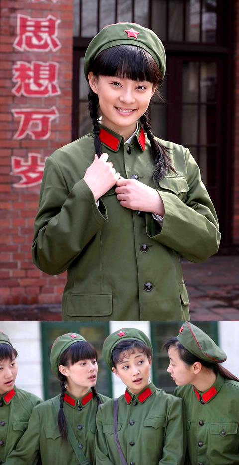 Women Soldier Cap w/ Red Star (RM)