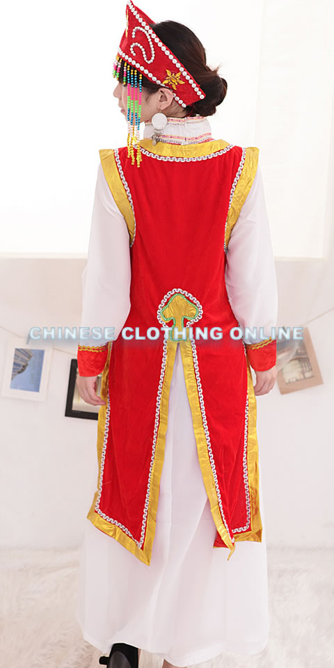 Chinese Ethnic Dancing Costume - Menggu Zu