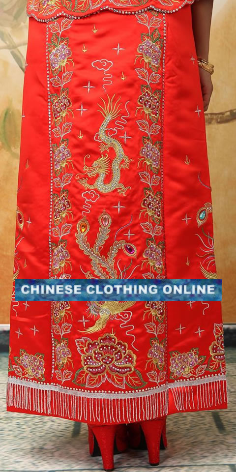 Handmade Dragon and Phoenix Qungua