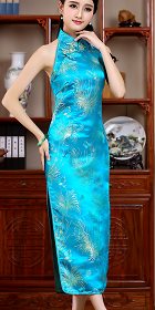 Cut-in Shoulders Bareback Brocade Cheongsam (RM)
