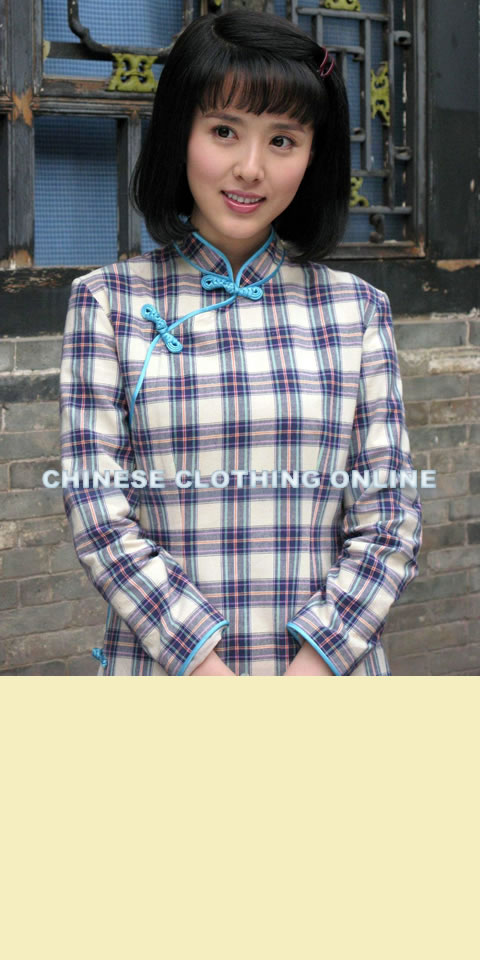 Long-sleeve Long-length Cheongsam (CM)