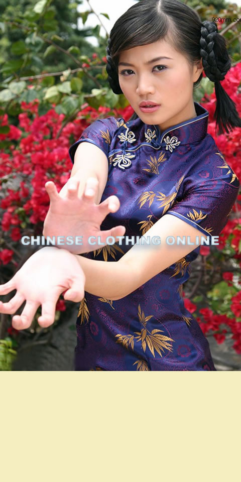 Short-sleeve Long-length Cheongsam (CM)