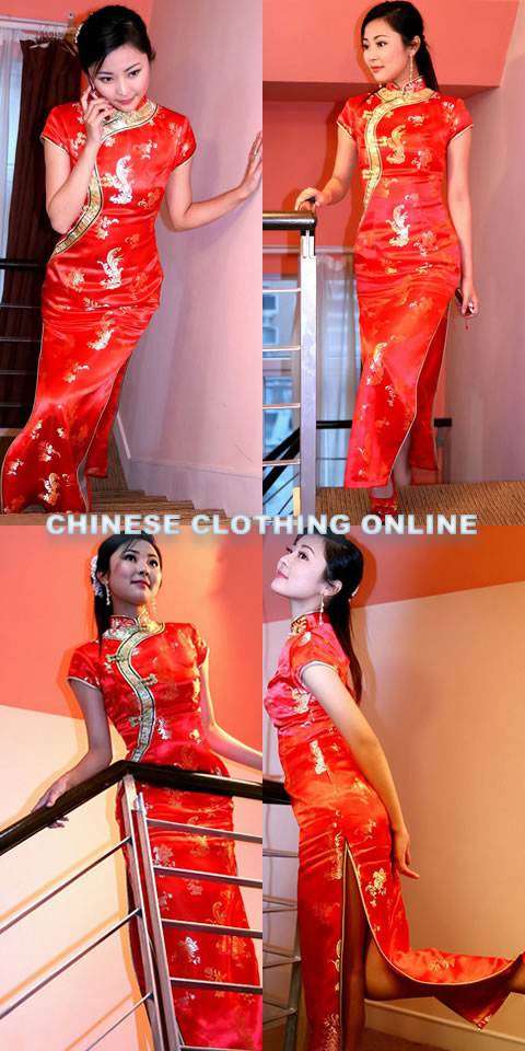Cup-sleeve Long-length Cheongsam (CM)