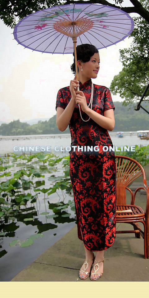Short-sleeve Long-length Cheongsam (CM)