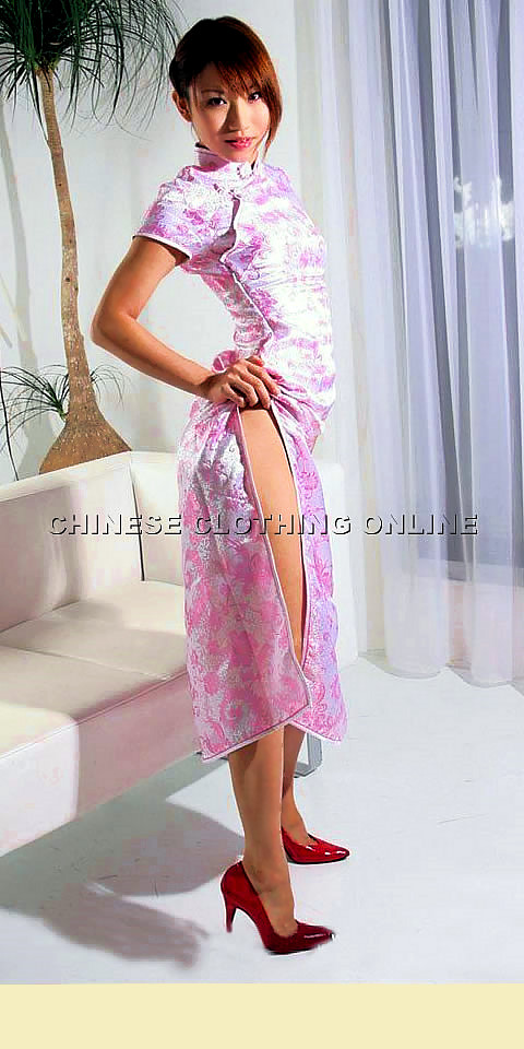 Short-sleeve Long-length Cheongsam (CM)