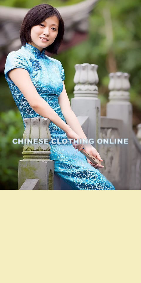 Short-sleeve Long-length Cheongsam (CM)