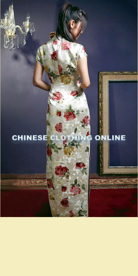 Cup-sleeve Long-length Cheongsam (CM)