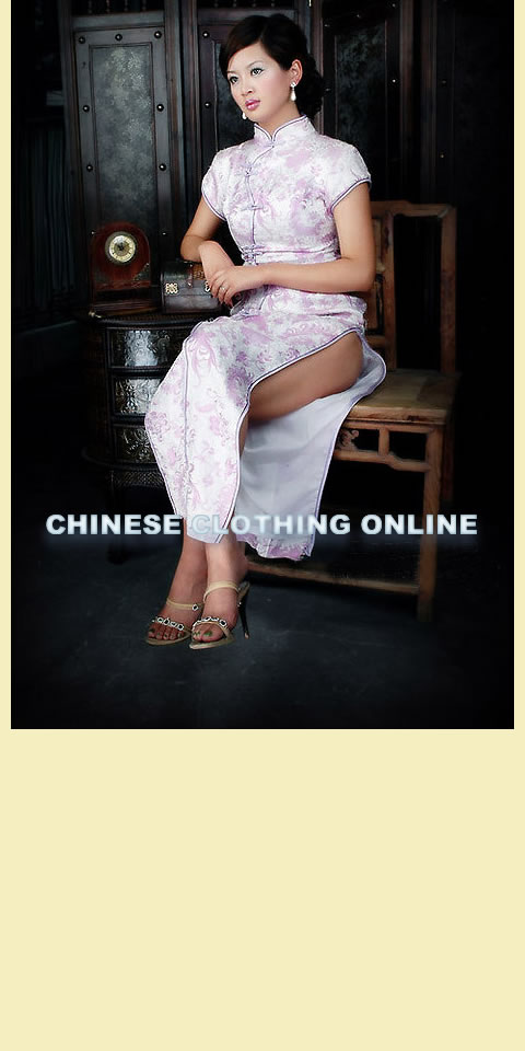 Short-sleeve Long-length Cheongsam (CM)