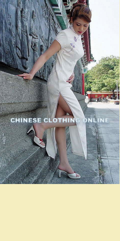 Short-sleeve Long-length Cheongsam (CM)