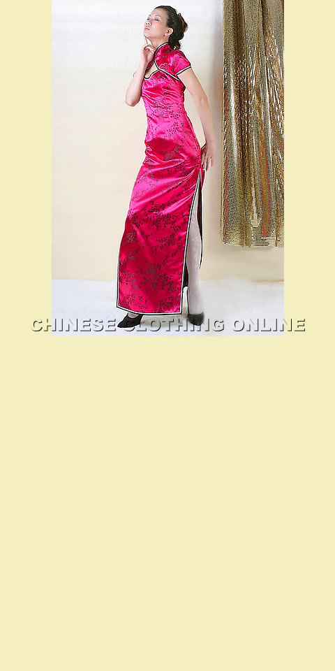 Short-sleeve Long-length Cheongsam (CM)