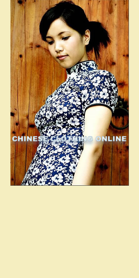 Short-sleeve Long-length Cheongsam (CM)