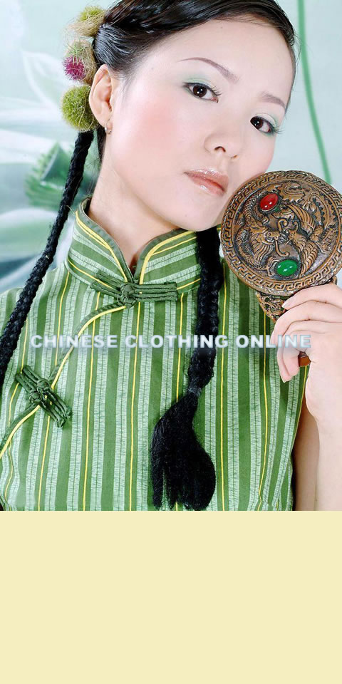 Sleeveless Long-length Cheongsam (CM)