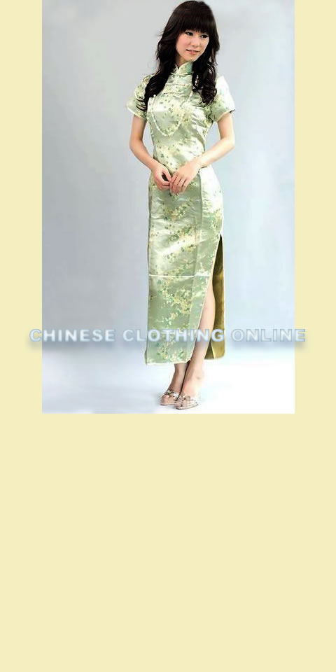 Short-sleeve Long-length Cheongsam (CM)