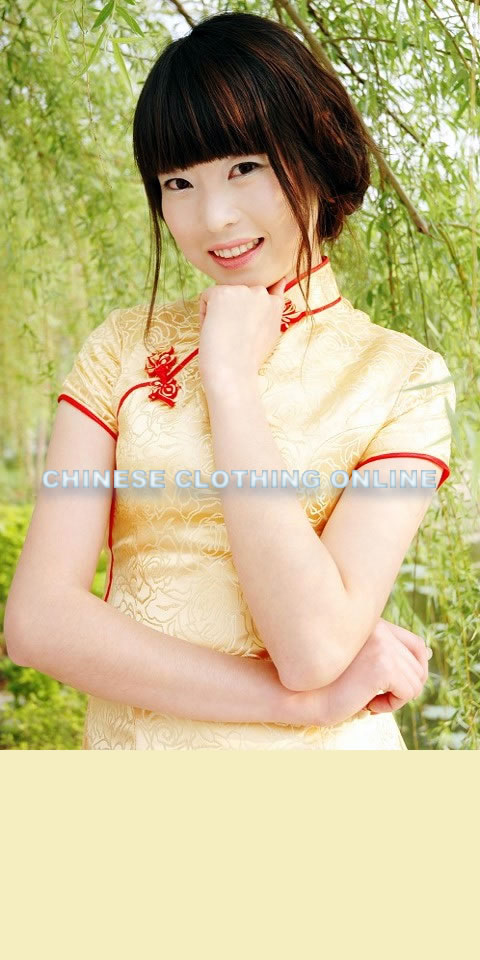 Short-sleeve Long-length Cheongsam (CM)
