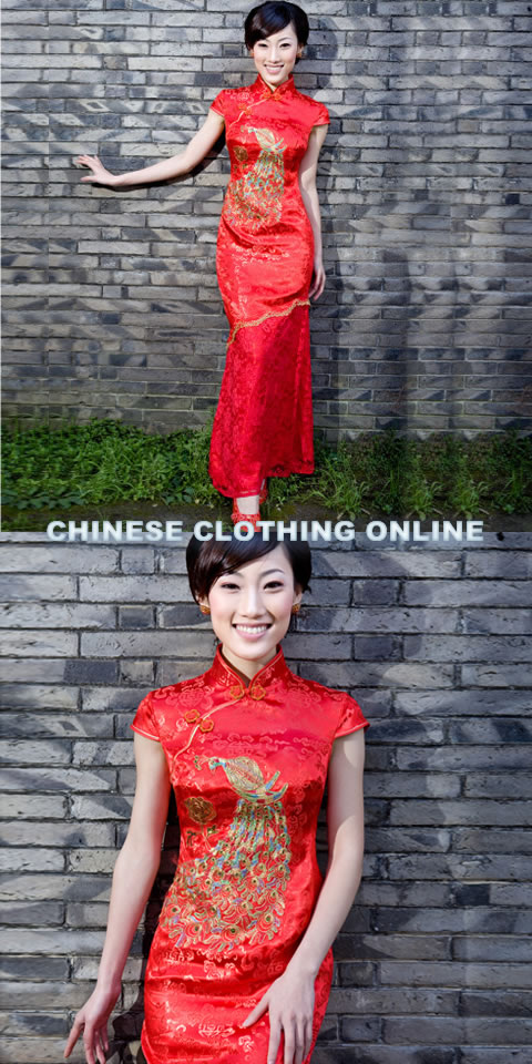 Cup-sleeve Long-length Cheongsam (RM)