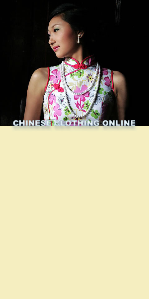Sleeveless Long-length Cheongsam (CM)