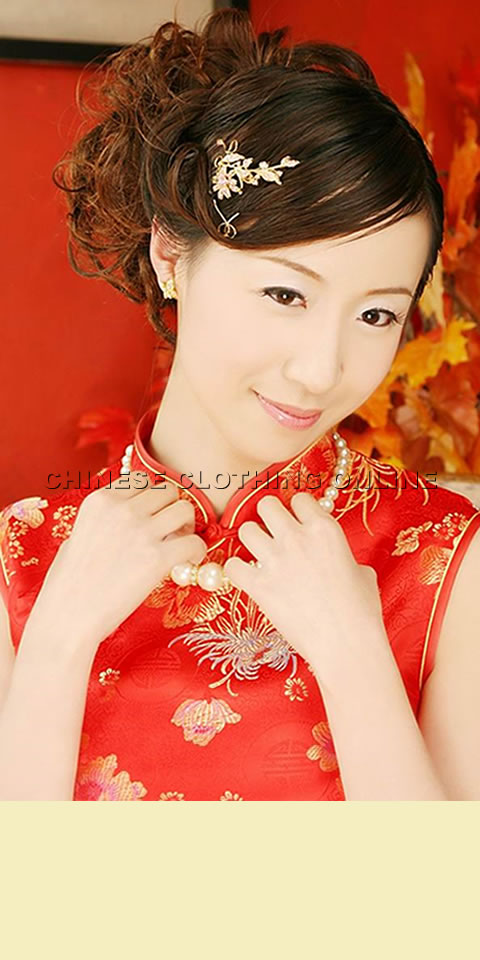 Sleeveless Long-length Cheongsam (CM)