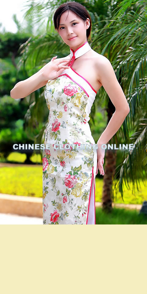 Sleeveless Bareback Long-length Cheongsam (CM)