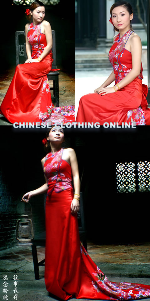 Bare Shoulders Long-length Cheongsam (CM)