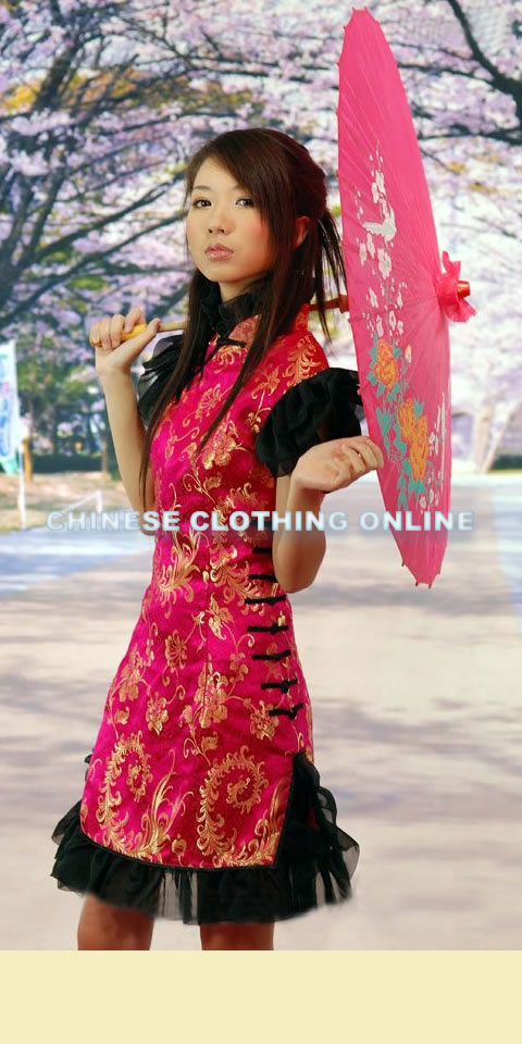 Short-sleeve Short-length Cheongsam (CM)