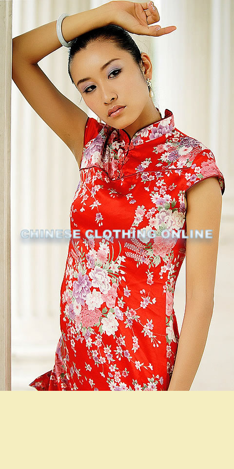Cup-sleeve Short-length Cheongsam (CM)