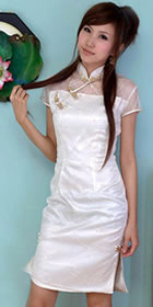 Cup-sleeve Short-length Cheongsam (CM)