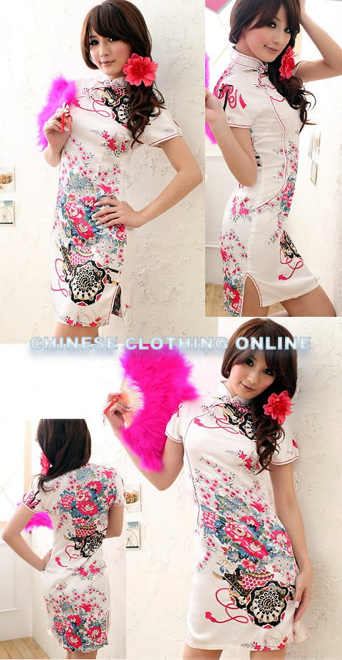 Short-sleeve Short-length Cheongsam (CM)