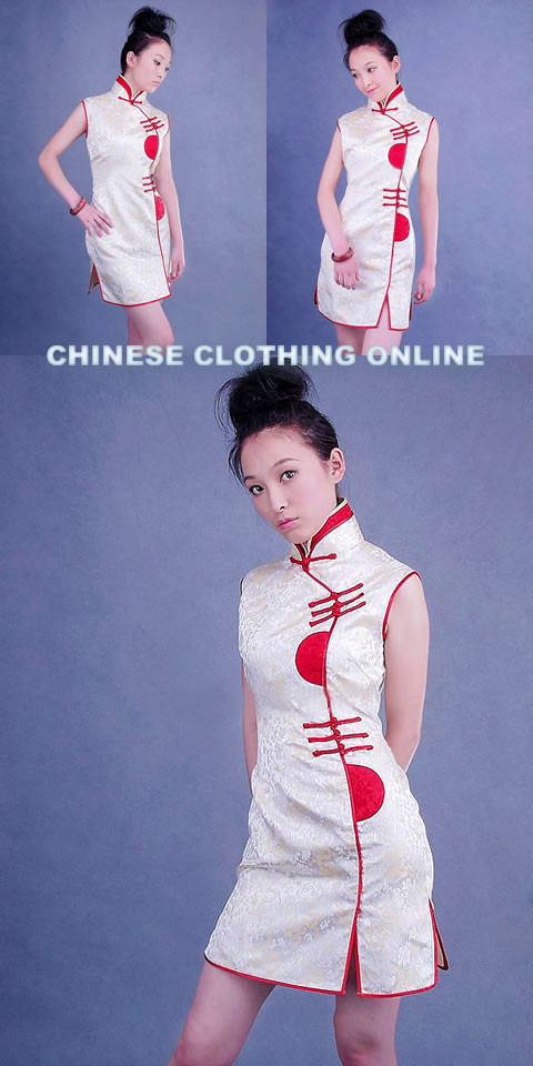 Sleeveless Short-length Cheongsam (CM)