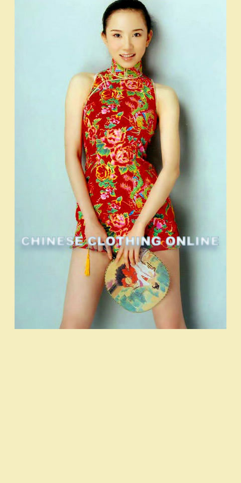 Cut-in Shoulders Short-length Cheongsam (CM)