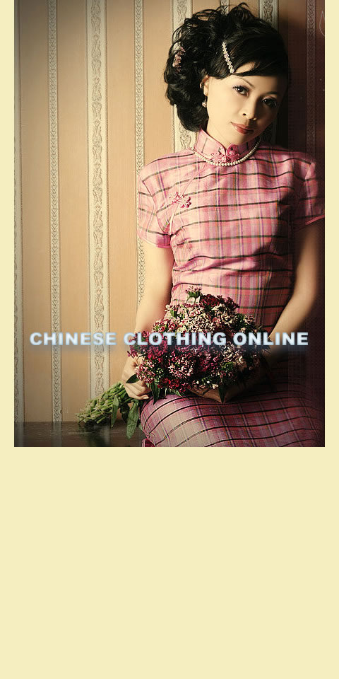 Short-sleeve Mid-length Cheongsam (CM)