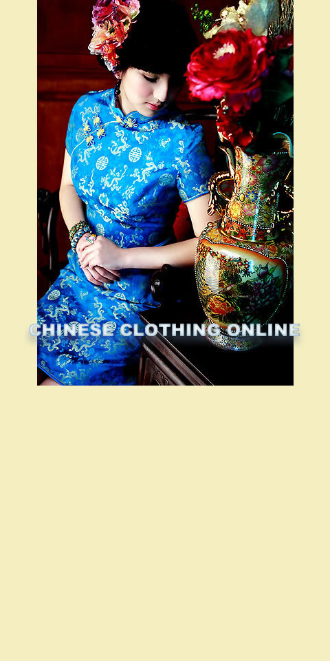 Short-sleeve Mid-length Cheongsam (CM)
