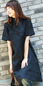 Ethnic Short-Sleeve Loose Cheongsam (CM)