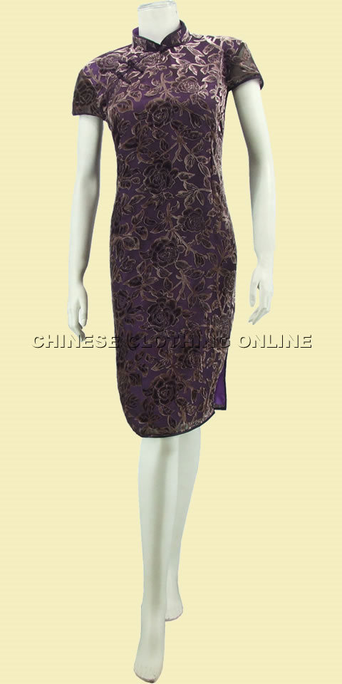 Fabric - See-through Embroidery Silk Velvet Gauze