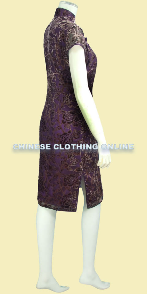 Cup-sleeve Mid-length Cheongsam (CM)