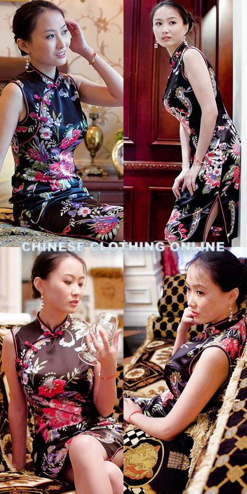 Sleeveless Mid-length Cheongsam (CM)