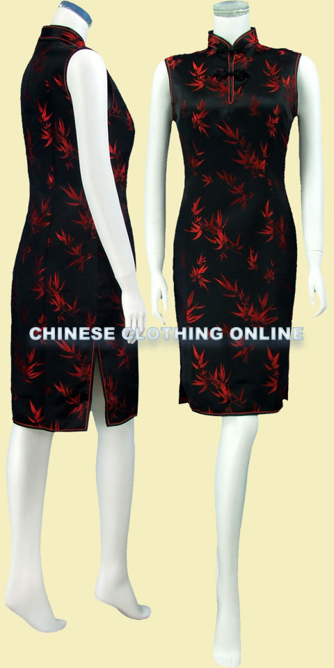 Sleeveless Mid-length Cheongsam (CM)