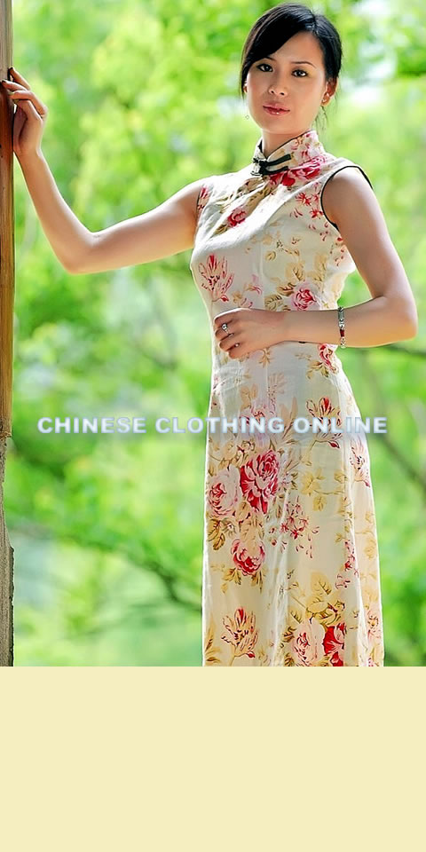 Sleeveless Mid-length Cheongsam (CM)